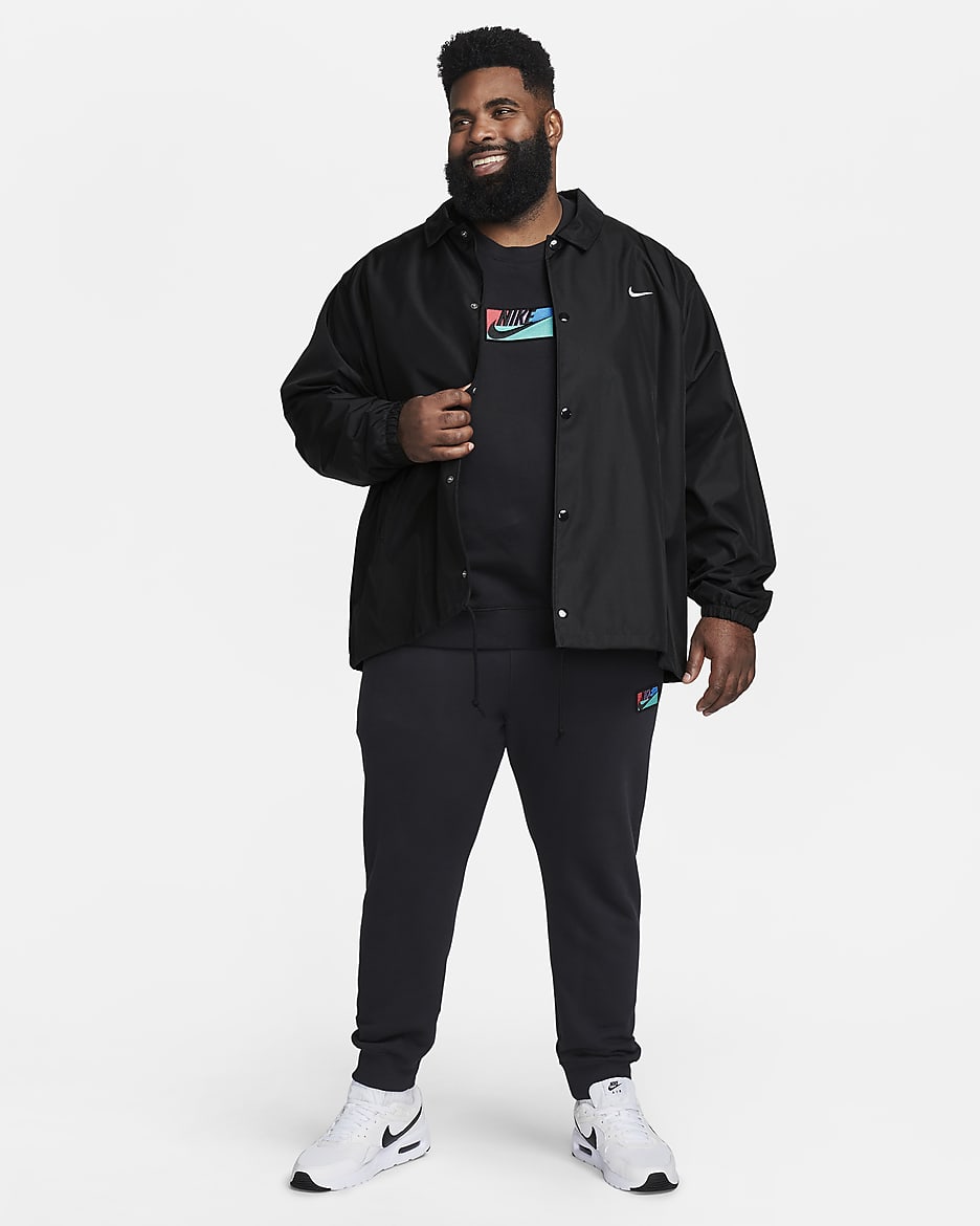 Mens nike fleece crew online